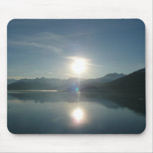 Mousepad Sunrise sobre Fjord Alaska Fotografia do College
