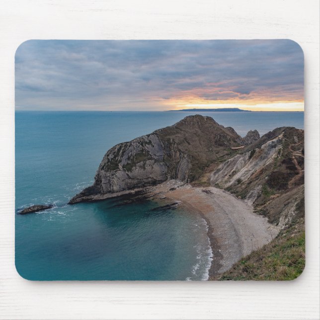 Mousepad Sunset at Jurrasic Coast, England, UK (Frente)