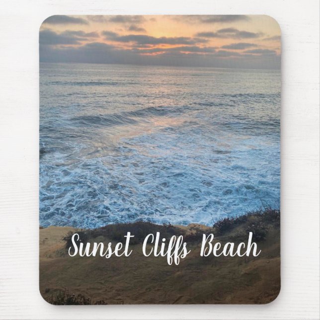 Mousepad Sunset Cliffs Beach (Frente)
