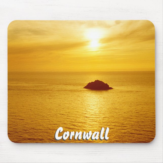 Mousepad Sunset Cornwall (Frente)