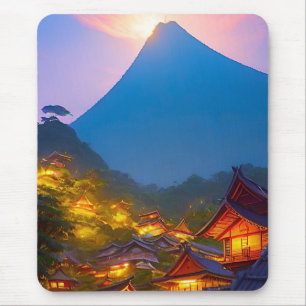 Mousepad Sunset de Aldeia da Indonésia