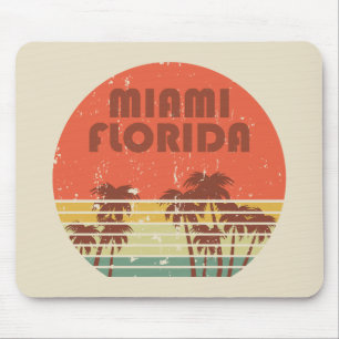 Mousepad Sunset de colheita da Flórida de Miami Beach