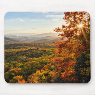 Mousepad Sunset de outono   Carolina do Norte