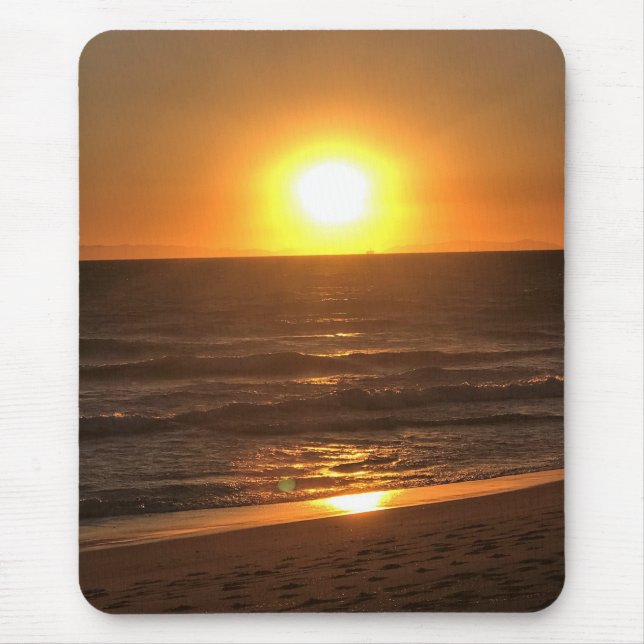 Mousepad Sunset em Newport Beach, Califórnia (Frente)