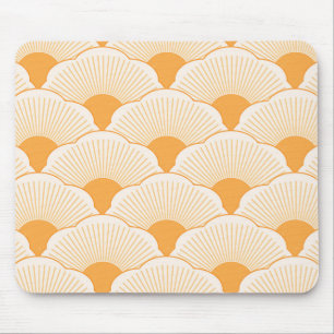 Mousepad Sunset, laranja tonal, textura concreta