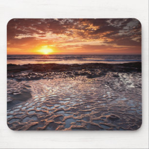 Mousepad Sunset na praia, Califórnia