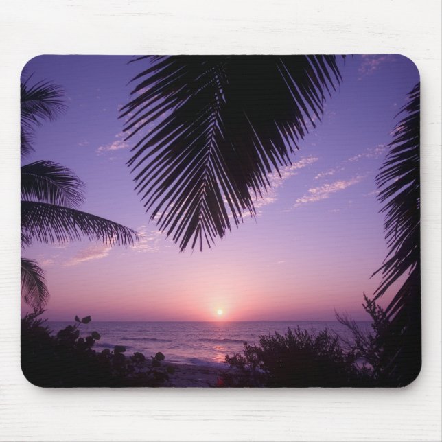 Mousepad Sunset na West End, Cayman Brac, Ilhas Cayman, (Frente)