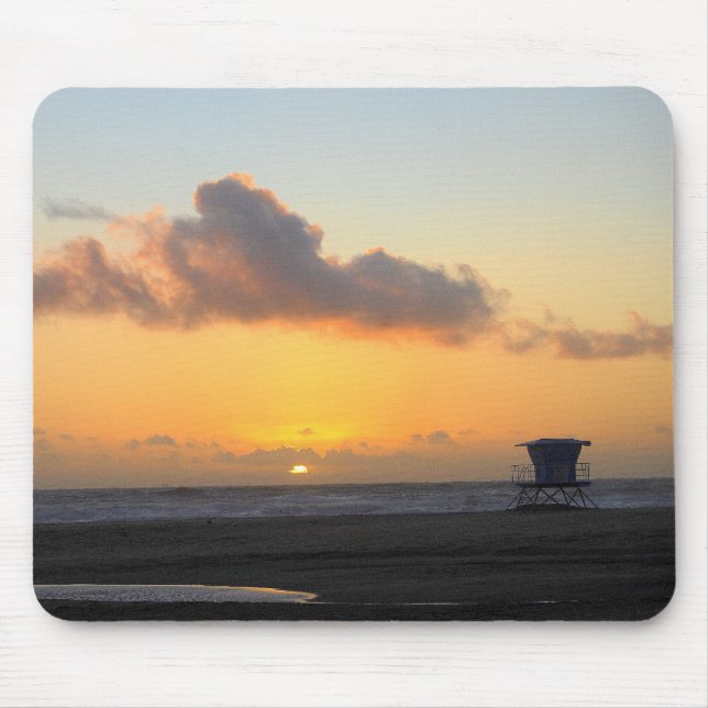 Mousepad Sunset no Bocal de Praia (Frente)