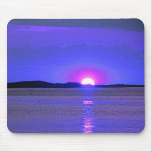 Mousepad Sunset no lago