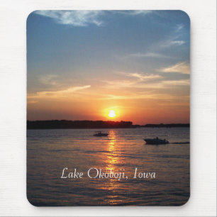Mousepad Sunset no Lago Okoboji, Iowa