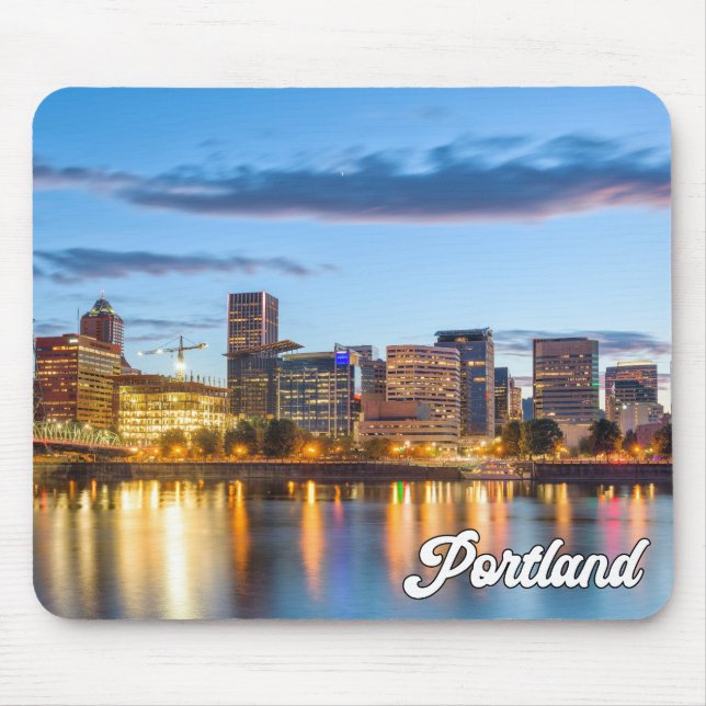 Mousepad Sunset Over Portland, Oregon (Frente)