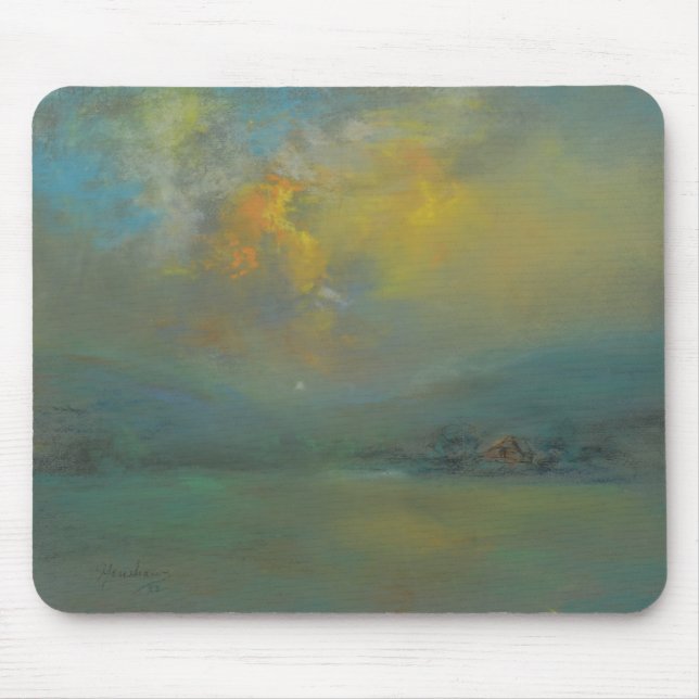 Mousepad Sunset Over the Colinas (por Glenn Cooper Henshaw) (Frente)