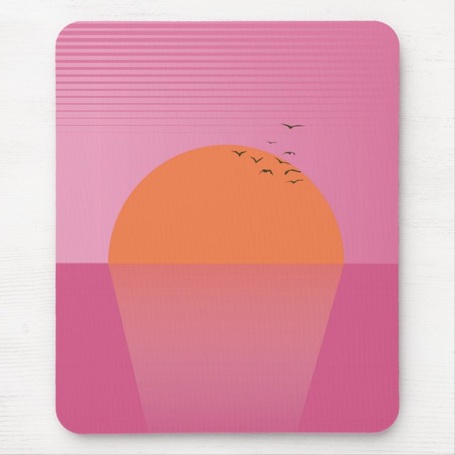 Mousepad Sunset Retroativo (Frente)