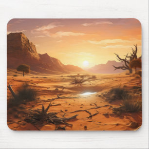 Mousepad Sunset sobre Deserto