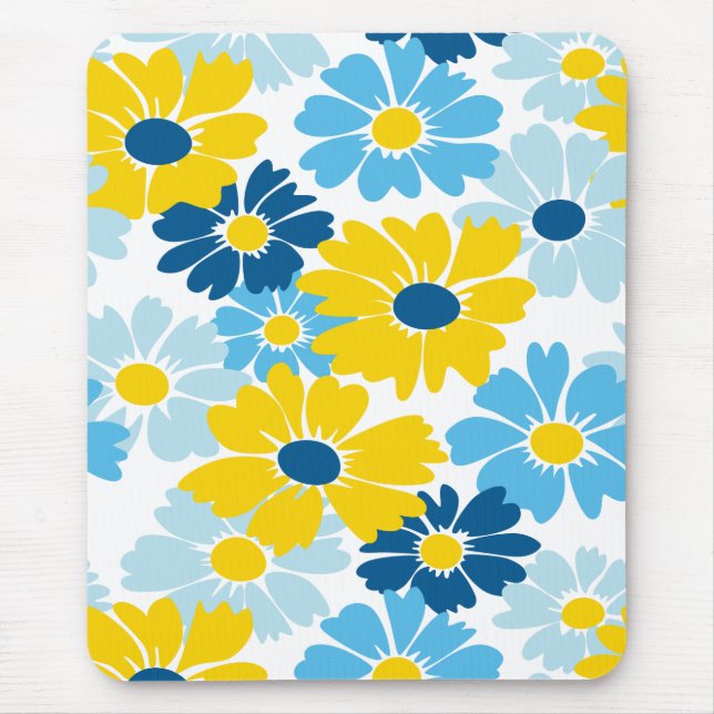 Mousepad Sunshine Blue Sky Daisy Blooming (Frente)