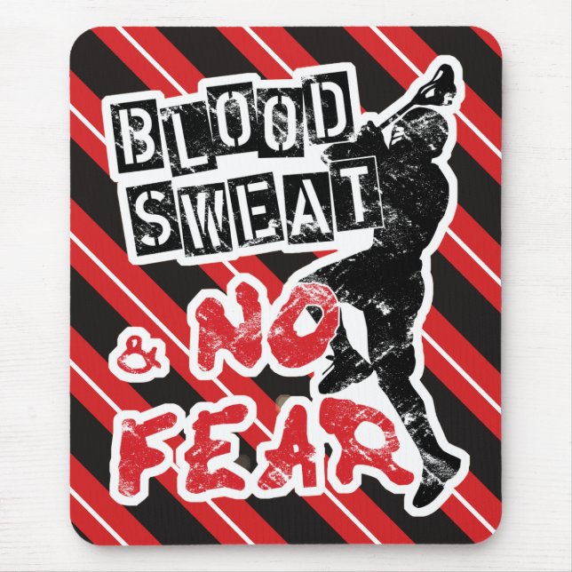 Mousepad Suor de Sangue e Sem Medo (Frente)