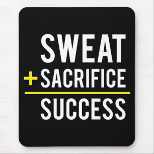Mousepad Suor Mais Sacrifício Igual ao Sucesso - Inspiração