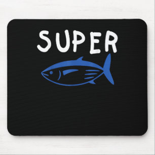 Mousepad Super Atum Fish Army Engraçado Kp Music Men Mulher