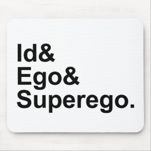 Mousepad Super-ego do ego da identificação três porç
