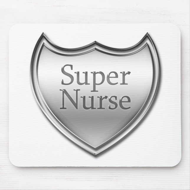 Mousepad Super Enfermeiro Emblem (Frente)