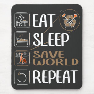 Mousepad Super Garbageman - Presente Engraçado para Trashma