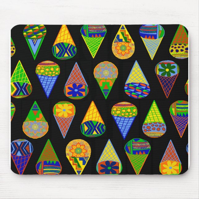 Mousepad Super Heroes Sorvete Cones (Frente)