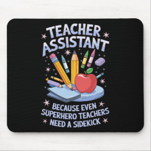 Mousepad Super-herói Ajuda a Ensinar Professor Escolar I
