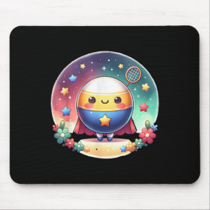 Mousepad Super-herói de Badminton Super Herói Badminton