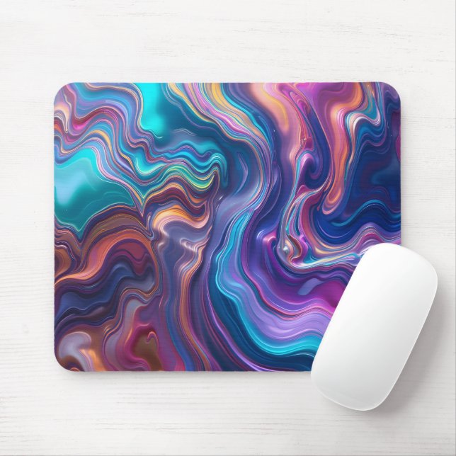 Mousepad Superfície da Bolha Iridescente (Com mouse)