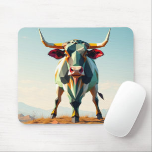 Mousepad Superfície geométrica das vacas do alto nível, des