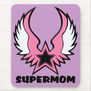 Mousepad SuperMãe: Minha mãe é minha super heroína
