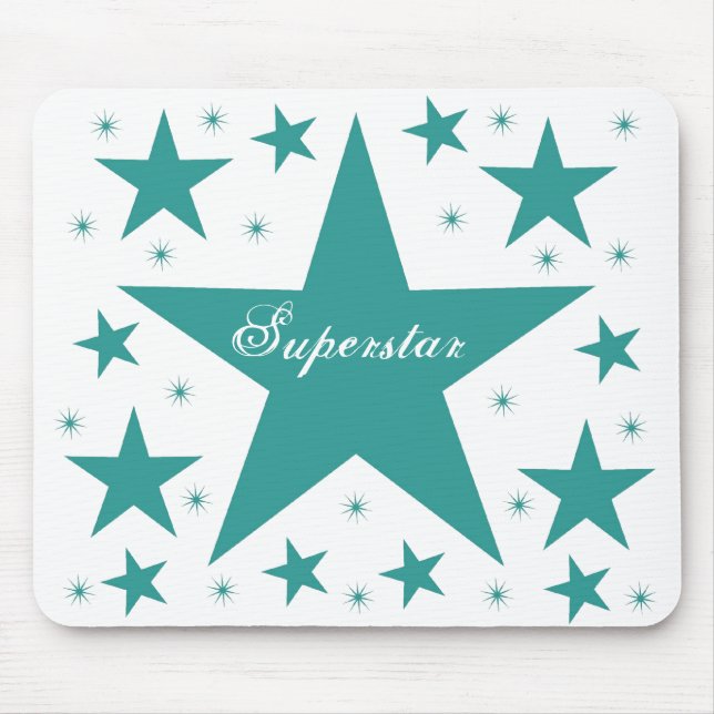 Mousepad Superstar Mousepad, Teal (Frente)