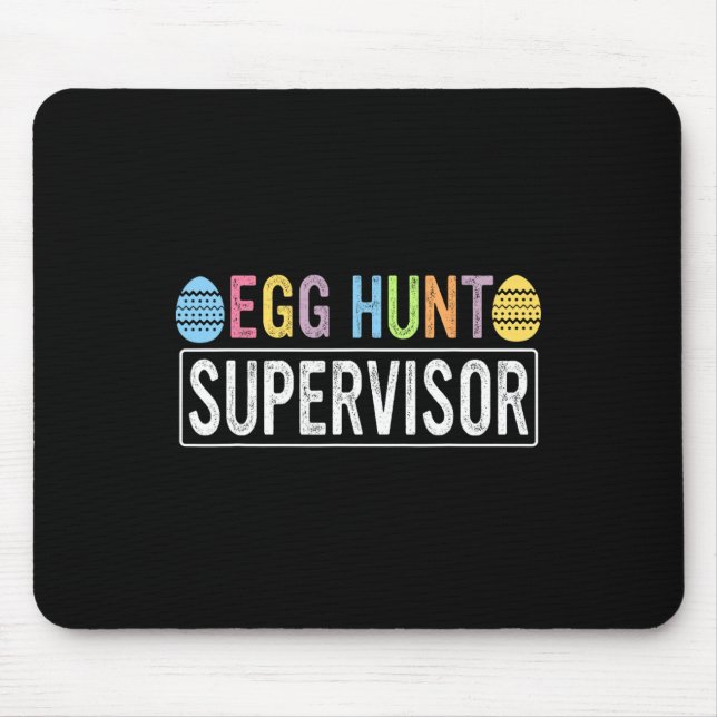 Mousepad Supervisor de Caça de Ovos Correspondendo Caça de  (Frente)