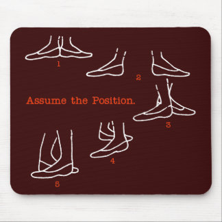 Mousepad Supor os presentes do balé da posição