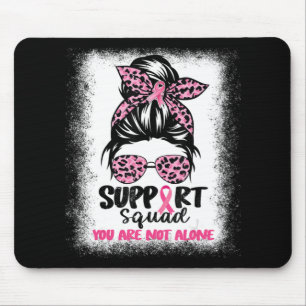 Mousepad Suportar Cancer da Mama do Guerreiro Rosa-Rosa-Tro