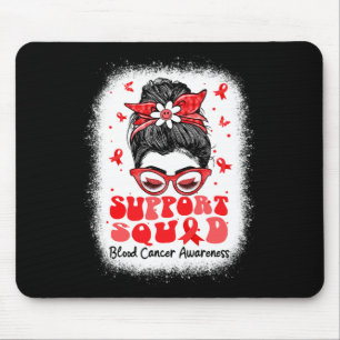 Mousepad Suportar Sangue de Fita Vermelha com Borboleta Che