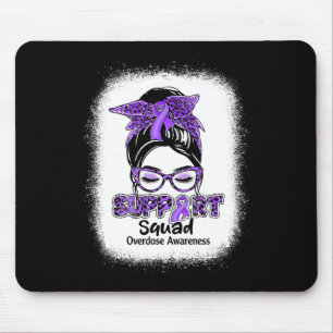 Mousepad Suportar Sobredosagem de Fita Roxa Púrpura Awa