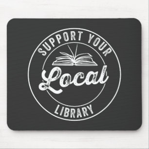 Mousepad suporte à biblioteca localY Square Sticker