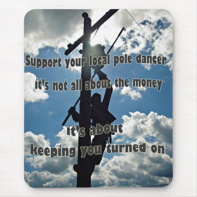 Mousepad Suporte a seu Lineman (Frente)