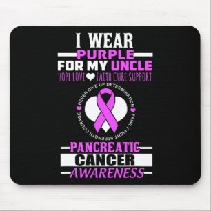 Mousepad Suporte ao Tio Puro para Sensibilização do câncer