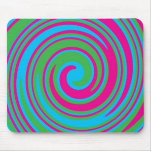 Mousepad Suporte colorido para design de giro