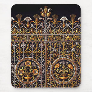 Mousepad Suporte da porta do ouro