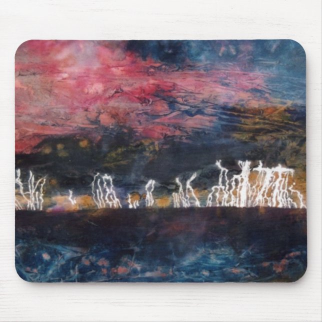 Mousepad Suporte de Design Abstrato "Thunder Silent" (Frente)