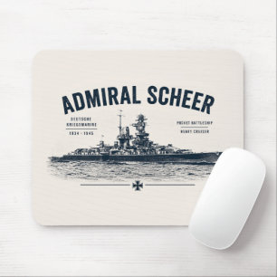 Mousepad Suporte de mouse Admiral Scheer