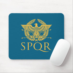Mousepad Suporte de Mouse Águia Romana SPQR Império Romano