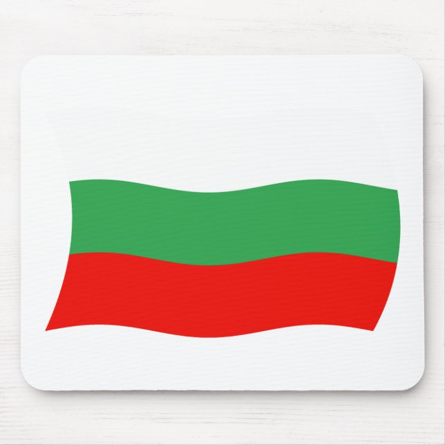 Mousepad Suporte de Mouse Bandeira da Bulgária (Frente)