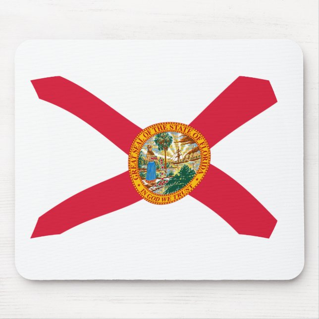 Mousepad Suporte de Mouse Bandeira da Flórida (Frente)