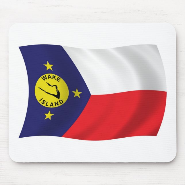 Mousepad Suporte de Mouse Bandeira da Ilha Wake (Frente)