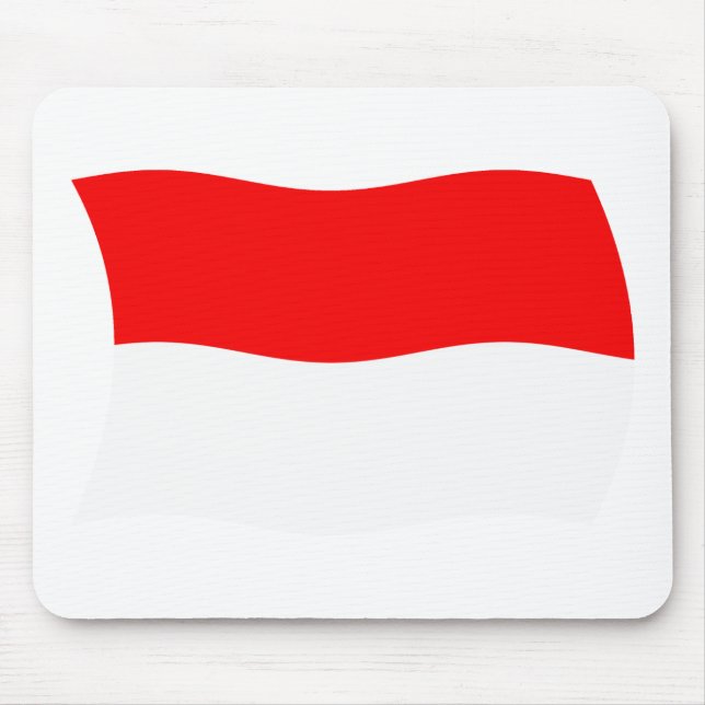 Mousepad Suporte de Mouse Bandeira da Indonésia (Frente)