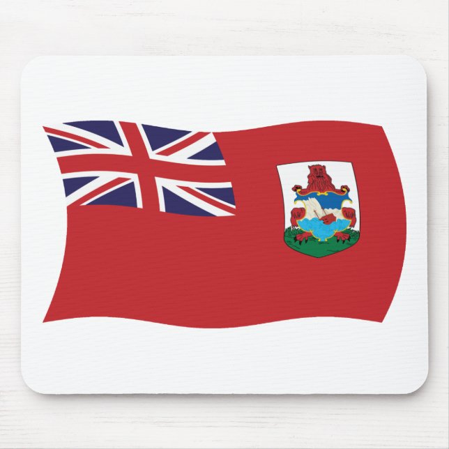 Mousepad Suporte de Mouse Bandeira das Bermudas (Frente)